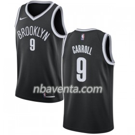 Camiseta Hombre Brooklyn Nets DeMarre Carroll 9 Nike 2017-18 Negro Swingman